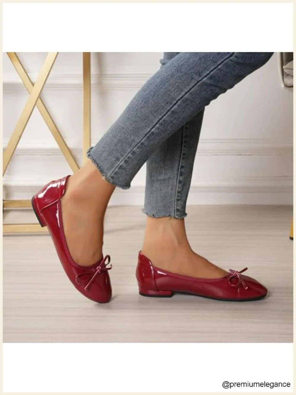 Women's Comfortable Memory Foam Ballet Flats Office Work Shoes